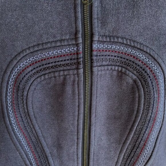 Lululemon Cuddle Up Jacket Size 2 Heathered Blue - Picture 7 of 15